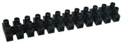 TRACON flexibilis sorkapocs 4mm2, 20A, H 12 tagú, fekete - SF5A-H (SF5A-H)