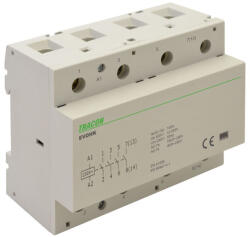 Tracon Installációs kontaktor 4 Modul, 4×NO, 80A EVOHK4-80 Tracon (EVOHK4-80)