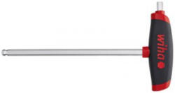 Wiha 6kant-Stiftschlüssel T-Griff 5x150mm Kugelk. +Seit. -abtrieb Hatlap kulcs Kulcsszélesség: 5 mm Penge hossz: 17 mm Méret, hossz: 150 mm (45456) (45456)