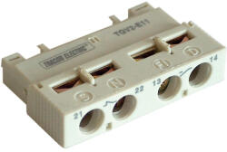 Tracon homlokoldali segédérintkező TGV2-höz, beépítéstől függően 1×NO/NC - TGV2-E1 (TGV2-E1)
