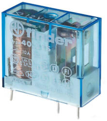 Finder 40.31. 9.006 relé 1CO(váltó) 10A 5V DC, 3, 5mm lábkiosztás (40.31.9.006)