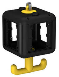 OBO ellátóegység IP20, fogantyúval, üres, grafitfekete 140x140x252 6109800 (6109800)