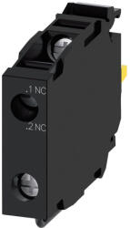 Siemens 3SU1400-1AA10-1HA0 érintkezőelem rögzítést ellenőrző kontakttal, 1NC, előlapra, csavaros (3SU14001AA101HA0)
