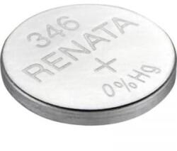 Renata 346 gombelem, ezüstoxid, 1, 55V, 9, 5 mAh, Renata SR712SW, SR712, V346, D346, 628, 280-66, SB-DH, R346, GP346, 346A (346.SP MF)