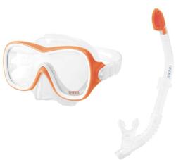 Intex Wave rider Snorkeling készlet, Gyerekeknek, Narancssárga/Fehér