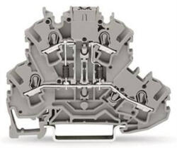 Wago 2002-2213/1000-488 Alkatrész-sorkapocskétemeletes, szürke (2002-2213/1000-488)