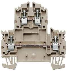 Weidmüller Kételemes sorkapocs WDK 4N (0, 13-6mm2), 800V/32A, bézs 1041900000 (1041900000)