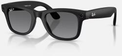 Meta RAY-BAN Meta Wayfarer (Large) Smart Glasses (Gen 2) - Matte Black, Grey Polarized Gradient (RW4012)