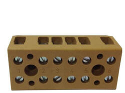 Weidmüller Többpólusú kapocsléc 400V/32A 0, 33-4mm3 BK 6 CRN 0625220000 Weidmüller (0625220000)