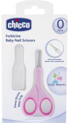 Chicco Baby Moments körömvágó olló gyerek, lekerekített végű 0m+ Pink