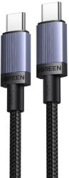 UGREEN Kabel USB-C do USB-C Ugreen L532, Power Delivery (PD) 240W, 480Mbps, 0.5m (szary) (65906) - scom