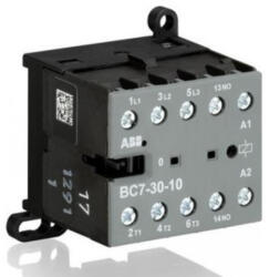 ABB GJL1313001R8101 BC7-30-10-1.4-24DC 5.5 kW / 11 A AC3, minikontaktor, 3P+1NO, tek: 24 V DC (GJL1313001R8101)