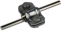 DEHN 459129 UNI-bontókapocs NIRO köztes lemezzel 2 x Rd 8-10 mm-hez UTK 8.10 8.10 ZP V2A (459129)