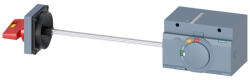 Siemens 3VA9467-0PK15 oldalsó rotációs hajtás 3VA23/24-hez, komplett, piros/sárga, 8x8mm 300mm-es tengely, IP65 (3VA94670PK15)