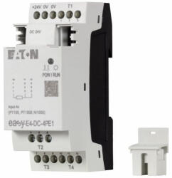 Eaton 24V DC, bővítő; 4ai, pt100/1000/ni1000, 12 bit, easy-e4-dc-négy pólusúe1-197224 (197224)