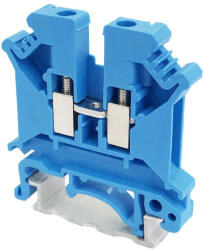 Tracon Nullavezető ipari sorozatkapocs csavaros sínre kék TSKA4-K 0, 2-4mm2 800VAC 41A (TSKA4-K)