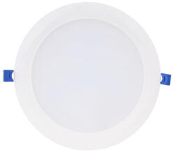 TRACON Kompakt beépíthető LED mélysugárzó 18W, 1440lm, D=225 mm, 4000K, IP20 LED-DLS-18NW Tracon (LED-DLS-18NW)