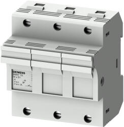 Siemens 3NW7132 bizt. tartó, 3P, 14x51, kompakt, (max. 50A), LED visszajelző (3NW7132)