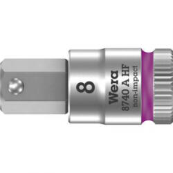 Wera 8740 A 05003339001 Belső hatlap Dugókulcs bit betét 8 mm 1/4 (6, 3 mm) (05003339001)