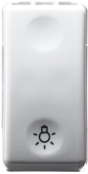 Gewiss nyomógomb lámpa jellel 1P 10A 250V fehér GW20513 (GW20513)