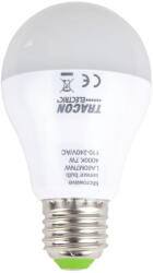 TRACON LED fényforrás beépített mozgásérzékelővel 110-240V, 7W, 4000K, E27, 600 lm - LA60M7NW (LA60M7NW)