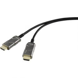 SpeaKa HDMI Csatlakozókábel [1x HDMI dugó - 1x HDMI dugó] 15.00 m Fekete (SP-8821988)