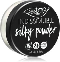 puroBIO Cosmetics Indissouble pudra pulbere matifianta culoare 01 Translucent 8 g