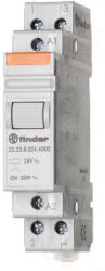 Finder 22.23. 8.230. 4000 Sorbaépíthető monostabil relé, 20A (AC-7a), 1NO + 1NC, 230V AC, (22.23.8.230.4000) - lumenet
