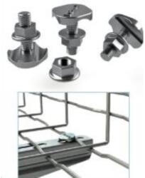 Basor CT BF rácsos kábeltálca rögzítő INOX 2/4923 Csavar+anya (2/4923)