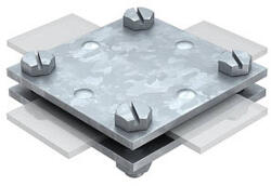 OBO keresztösszekötő betétlemez nélkül, 40mm 5314666 (5314666)