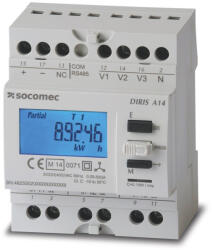 Socomec DIRIS A14 multifunkciós mérőműszer RS485 (ModBus) kommunikációval + MID tanúsítvánnyal 48250020 (48250020)