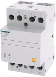 Siemens 5TT5040-2 moduláris kontaktor, 40A/230VAC, 4NO, 24VAC/DC tekercs (5TT50402)