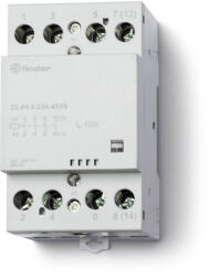 Finder 22.44. 0.230. 4610 Installációs mágneskapcsoló, kontaktor, 40A (AC-7a), 2NO+2NC, 230V AC/DC (22.44.0.230.4610) - lumenet