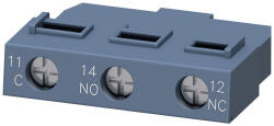 Siemens 3RV2901-1D segédérintkező, homlokra, 1CO, S00-S3-hoz, csavaros (3RV29011D)