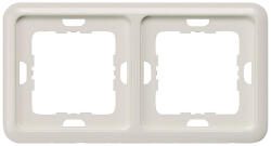 Siemens 5TG1812 2-es keret, titánfehér (RAL9010), DELTA profil (5TG1812)