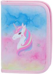Baagl BAAG Rainbow Unicorn egyszintes iskolai tolltartó