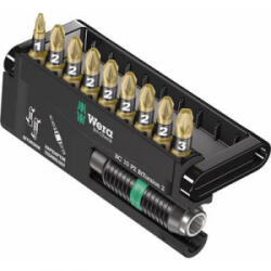 Wera Bit-Check 10 PZ BiTorsion 2 05347153001 Bit készlet 10 részes Kereszthornyú Pozidriv BiTorsion (05347153001)