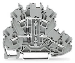 Wago 2002-2214/1000-492 Alkatrész-sorkapocskétemeletes, szürke (2002-2214/1000-492)