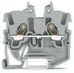 Wago 2050-1201 2 vezetékes, miniatűr, átmenő sorkapocs, 1mm2, szürke (2050-1201)