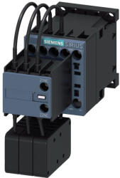 Siemens 3RT2617-1AP03 kondenzátor mágneskapcsoló, 12.5kvar/400V, 1NO+1NC, 230VAC 50/60Hz, S00, csav (3RT26171AP03)
