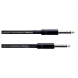 Cordial EM 0, 5 VV 6.3mm jack sztereó hangszer kábel 0, 5m fekete (14814) (14814)