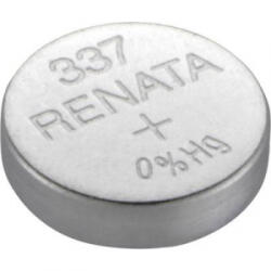 Renata 337 gombelem, ezüstoxid, 1, 55V, 8 mAh, Renata SR416SW, SR416, V337, D337, 280-75, SB-A5, LR416, 337A, 337X, E337 (337.SP MF)