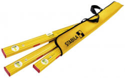 STABILA PRO SET 80 ASM Vízmérték készlet 30 cm, 60 cm, 120 cm 0.5 mm/m (19716) (19716)