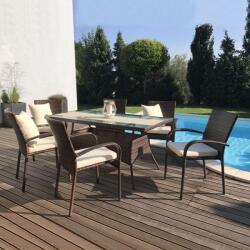 Avenberg Esperia, 13-részes kerti bútor szett, aranybarna, ZA23099