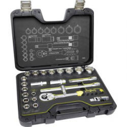 Carl Kammerling C. K. (T4662) Dugókulcs készlet Metrikus 1/2 24 részes (T4662) (T4662)