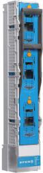 EFEN Szakaszoló biztosíték függőleges 3-630A, 185mm sínrendszerre, M12 csatlakozás EFEN NH-La-Lei 3 3P U6, 38036-0020 fúrás nélküli gyűjtősínre szereléshez (38036.0020)