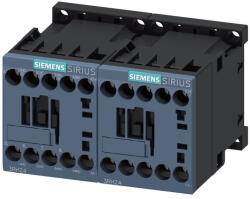Siemens 3RH2431-1BB40 mágneskapcsoló, reteszelt, 6A, 3NO+1NC, 24VDC, S00, csavaros (3RH24311BB40)