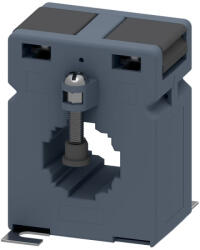 Siemens 4NC5223-2DE21 áramváltó, 250A/5A, Cl. 0.5, 5VA, nem bontható, max 30x10mm sínre (4NC52232DE21)