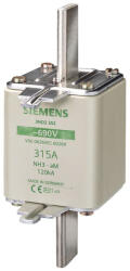 Siemens 3ND1365 késes biztosító, NH-3, 500A aM, 690VAC/440VDC (3ND1365)