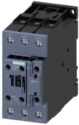 Siemens 3RT2037-1AL20 mágneskapcsoló, 30kW/65A, 230VAC 50/60Hz, 1NO+1NC, S2, csavaros (3RT20371AL20)